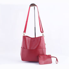 Wide Strap Bucket Bag