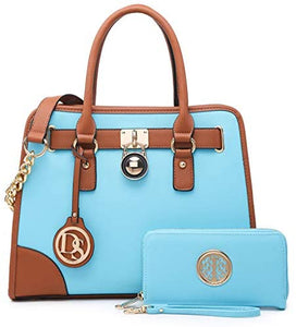 DASEIN Women Handbag 2pc Set with Wallet